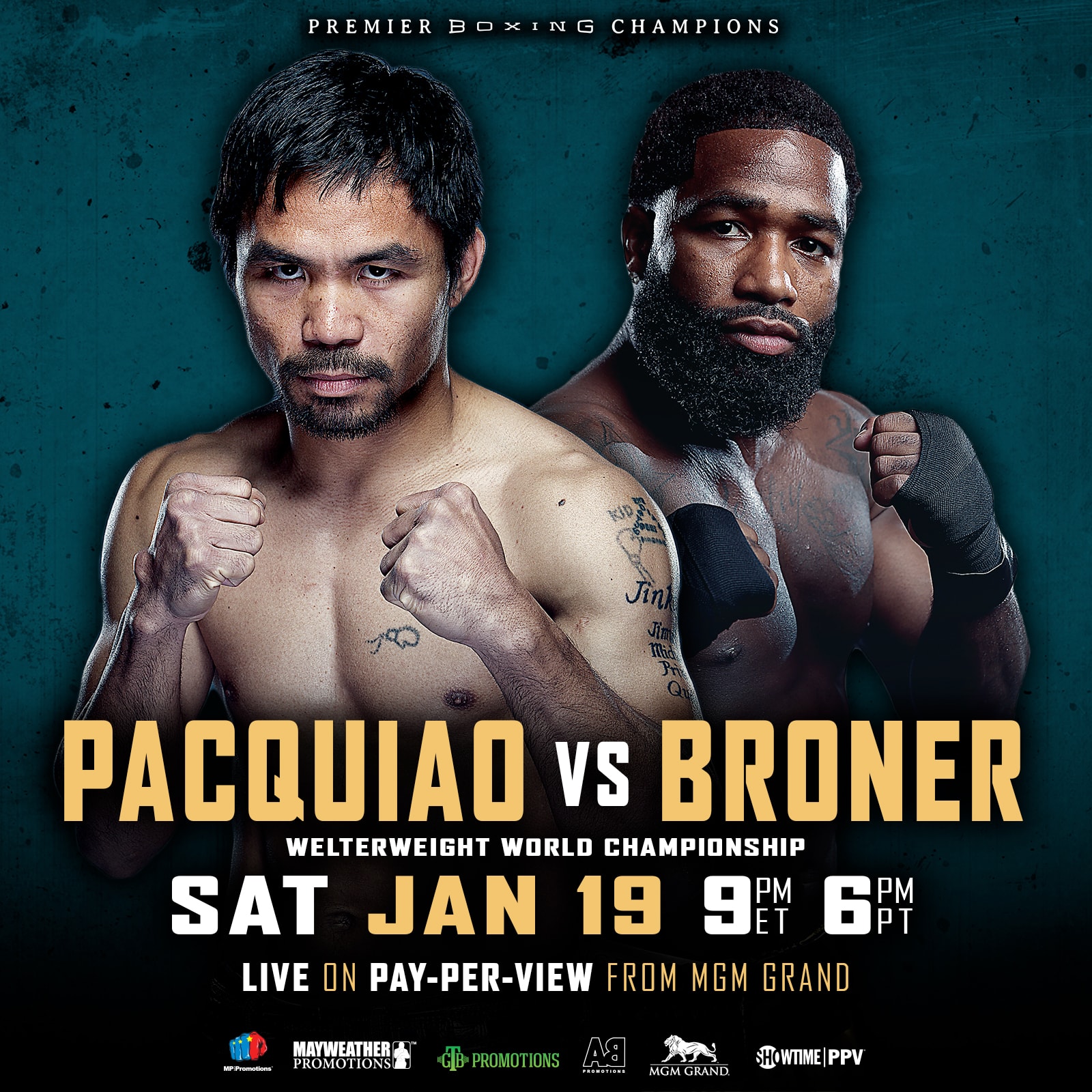 Lịch đấu Boxing đầu năm 2019: Pacquiao vs. Broner, Spence vs. Garcia và những trận đấu nổi bật khác